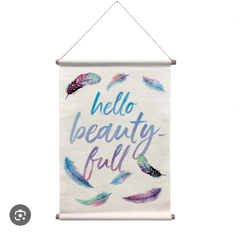 NEW Wall Pops! Wall tapestry, Colorful Feather Wall Hanging Decor